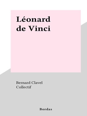 cover image of Léonard de Vinci